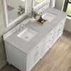 Lorelai 72" Double (Vanity Only Pricing) in Bright White